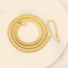 Wholesale Jewelry Stainless Steel Snake Chain Clavicle Necklace Electroplated
