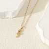 Wholesale Jewelry Stainless Steel Snake Pendant Necklace For Women Simple Hiphop Trendy Electroplating Mixed Gemstone Setting