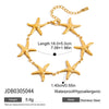 Wholesale Jewelry Stainless Steel Star Shape Handstitched Electroplated Simple Style Women's Bracelets