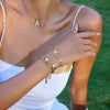 Wholesale Jewelry Stainless Steel Star Shape Handstitched Electroplated Simple Style Women's Bracelets