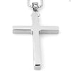 Wholesale Jewelry Stainless Steel Titanium Steel Cross Pendant Necklace For Men With Electroplating