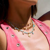 Wholesale Jewelry Stainless Steel Titanium Steel Geometric Necklace Electroplating For Women
