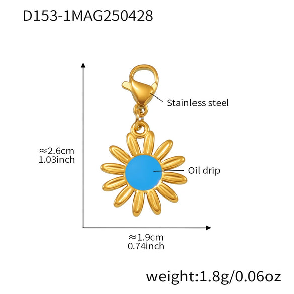 Wholesale Jewelry 316L Stainless Steel 316L Stainless Steel Geometric Style Electroplating Multielement Necklace For Women