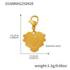 Wholesale Jewelry 316L Stainless Steel 316L Stainless Steel Geometric Style Electroplating Multielement Necklace For Women