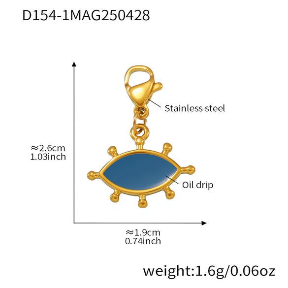 Wholesale Jewelry 316L Stainless Steel 316L Stainless Steel Geometric Style Electroplating Multielement Necklace For Women