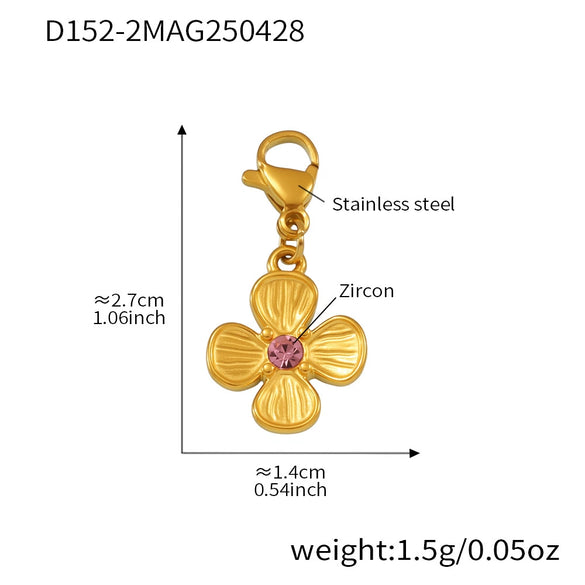 Wholesale Jewelry 316L Stainless Steel 316L Stainless Steel Geometric Style Electroplating Multielement Necklace For Women