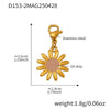 Wholesale Jewelry 316L Stainless Steel 316L Stainless Steel Geometric Style Electroplating Multielement Necklace For Women