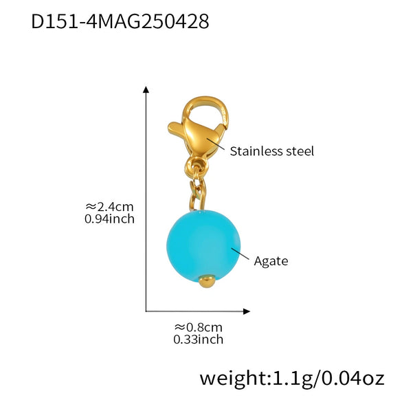 Wholesale Jewelry 316L Stainless Steel 316L Stainless Steel Geometric Style Electroplating Multielement Necklace For Women