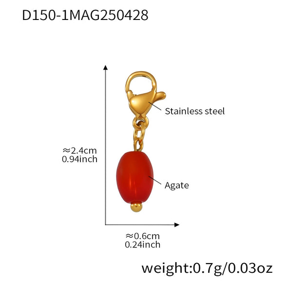 Wholesale Jewelry 316L Stainless Steel 316L Stainless Steel Geometric Style Electroplating Multielement Necklace For Women