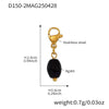 Wholesale Jewelry 316L Stainless Steel 316L Stainless Steel Geometric Style Electroplating Multielement Necklace For Women