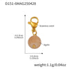 Wholesale Jewelry 316L Stainless Steel 316L Stainless Steel Geometric Style Electroplating Multielement Necklace For Women