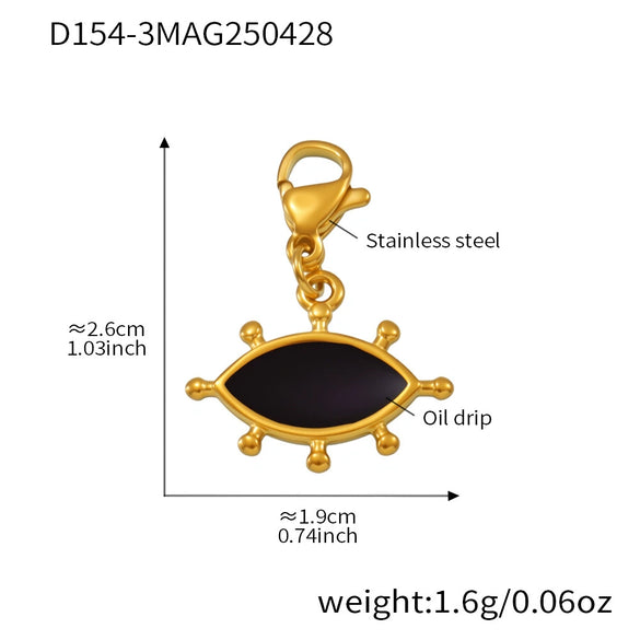 Wholesale Jewelry 316L Stainless Steel 316L Stainless Steel Geometric Style Electroplating Multielement Necklace For Women