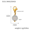 Wholesale Jewelry 316L Stainless Steel 316L Stainless Steel Geometric Style Electroplating Multielement Necklace For Women