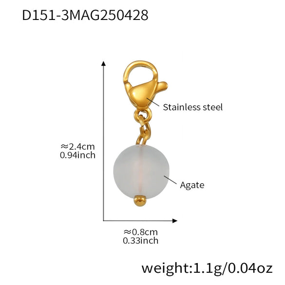 Wholesale Jewelry 316L Stainless Steel 316L Stainless Steel Geometric Style Electroplating Multielement Necklace For Women