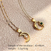 Wholesale Jewelry Stainless Steel Titanium Steel Ushaped Pendant Necklace Electroplating Minimalist Vintage Style Unisex
