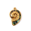 Wholesale Jewelry Stainless Steel Turtle Conch Starfish Pendant Dripping Oil Marine Life Diy Jewelry Accessories