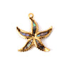 Wholesale Jewelry Stainless Steel Turtle Conch Starfish Pendant Dripping Oil Marine Life Diy Jewelry Accessories