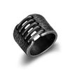 Wholesale Jewelry Stainless Steel Unisex Punk Vintagestyle Ring Old Processing