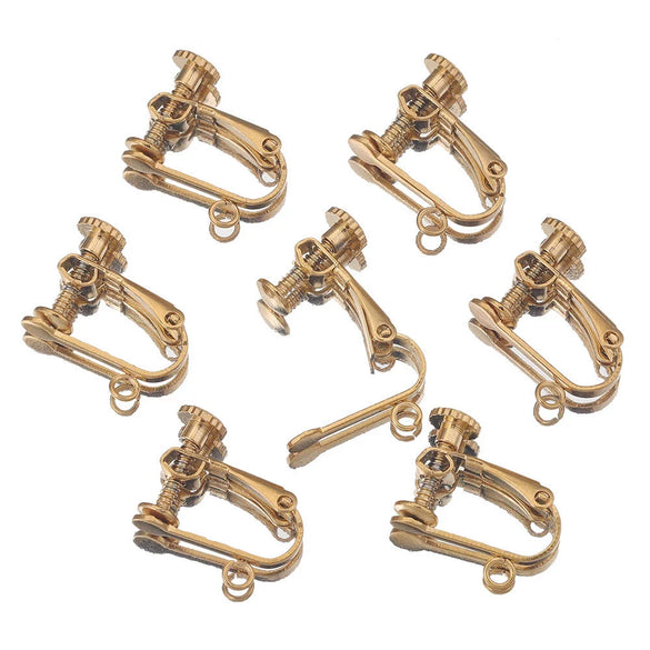 Wholesale Jewelry Stainless Steel Ushaped Electroplated Ear Clips For Women And Unisex