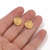Wholesale Jewelry Stainless Steel Vintage Embossed Heartshaped Pendant With Oil Pressure Design