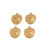 Wholesale Jewelry Stainless Steel Vintage Embossed Heartshaped Pendant With Oil Pressure Design