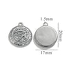Wholesale Jewelry Stainless Steel Vintage Heart Shape Pendant Necklace With Electroplating Treatment For Women