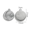 Wholesale Jewelry Stainless Steel Vintage Heart Shape Pendant Necklace With Electroplating Treatment For Women