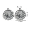 Wholesale Jewelry Stainless Steel Vintage Heart Shape Pendant Necklace With Electroplating Treatment For Women