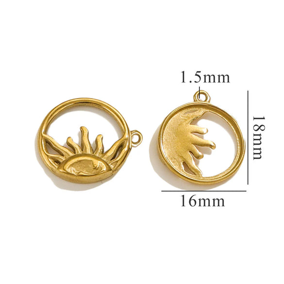 Wholesale Jewelry Stainless Steel Vintage Heart Shape Pendant Necklace With Electroplating Treatment For Women