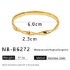 Wholesale Jewelry Stainless Steel Wide Face Cross Cast Bracelet Inlaid With Zircon Ins Wind Opening For Women 18K Vacuum Plating In Furnace