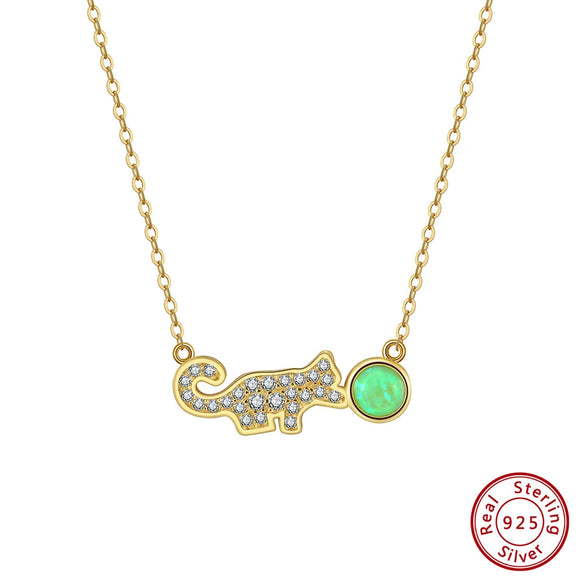 Wholesale Jewelry 925 Sterling Silver Animal Zodiac Cartoon Design Pendant Necklace O Chain