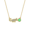 Wholesale Jewelry 925 Sterling Silver Animal Zodiac Cartoon Design Pendant Necklace O Chain