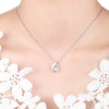 Wholesale Jewelry 925 Sterling Silver Beating Heart Pendant Necklace With Micro Inlay And Electroplating