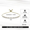 Wholesale Jewelry 925 Sterling Silver Bracelet With Zircon And Freshwater Pearl Geometric Elegant Retro Electroplated Women's Style