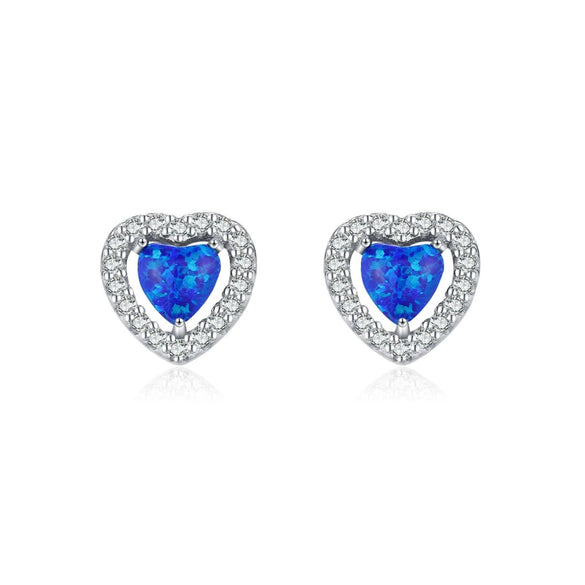 Wholesale Jewelry 925 Sterling Silver Elegant Style Love Heart Water Drop Bell Shaped Micro Inlay Earrings Necklace Ring
