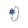 Wholesale Jewelry 925 Sterling Silver Elegant Style Love Heart Water Drop Bell Shaped Micro Inlay Earrings Necklace Ring