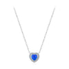 Wholesale Jewelry 925 Sterling Silver Elegant Style Love Heart Water Drop Bell Shaped Micro Inlay Earrings Necklace Ring