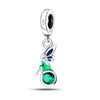 Wholesale Jewelry 925 Sterling Silver Flower Fairy Crystal Beads Charm Accessories Dripping Oil Original Design Animal Style