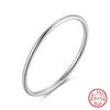 Wholesale Jewelry 925 Sterling Silver Geometric Simple Ring And Bracelet With Electroplating For Women