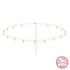 Wholesale Jewelry 925 Sterling Silver Geometric Waist Chain Electroplated For Women