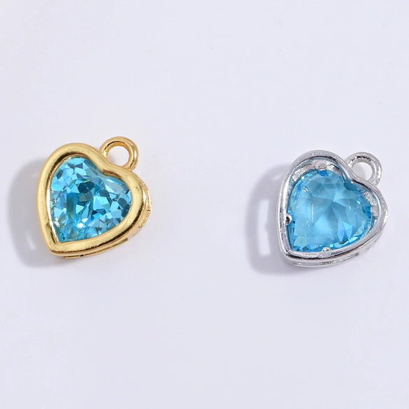 Wholesale Jewelry 925 Sterling Silver Heart Shape Pendant With Zirconia