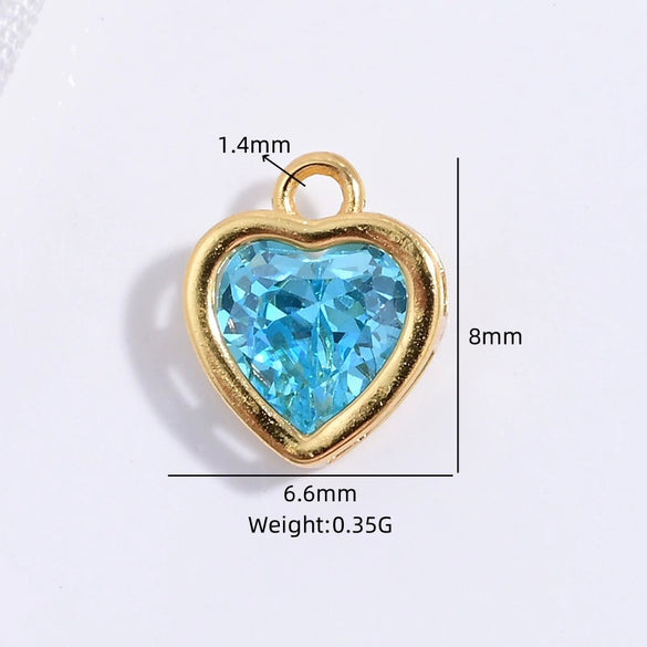 Wholesale Jewelry 925 Sterling Silver Heart Shape Pendant With Zirconia