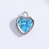 Wholesale Jewelry 925 Sterling Silver Heart Shape Pendant With Zirconia