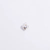 Wholesale Jewelry 925 Sterling Silver Heartshaped Geometric Minimalist Pendant Electroplated For Diy Bracelet Necklace