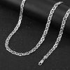 Wholesale Jewelry Sterling Silver Japanese Chain Necklace Geometric Style Electroplated For Men