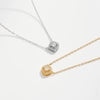 Wholesale Jewelry 925 Sterling Silver Love Water Drops Bell Pattern Necklace Earrings For Women With Diamond Design And Platinum 18K Gold Electroplating