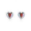 Wholesale Jewelry 925 Sterling Silver Love Zircon Heartshaped Open Ring And Bracelet Set For Women Lovely Style With Water Drops And Bell Patterns