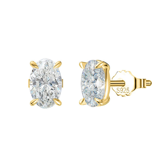 Wholesale Jewelry Sterling Silver Moissanite Geometric Style Electroplated Necklace And Earrings For Women