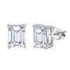 Wholesale Jewelry Sterling Silver Moissanite Geometric Style Electroplated Necklace And Earrings For Women