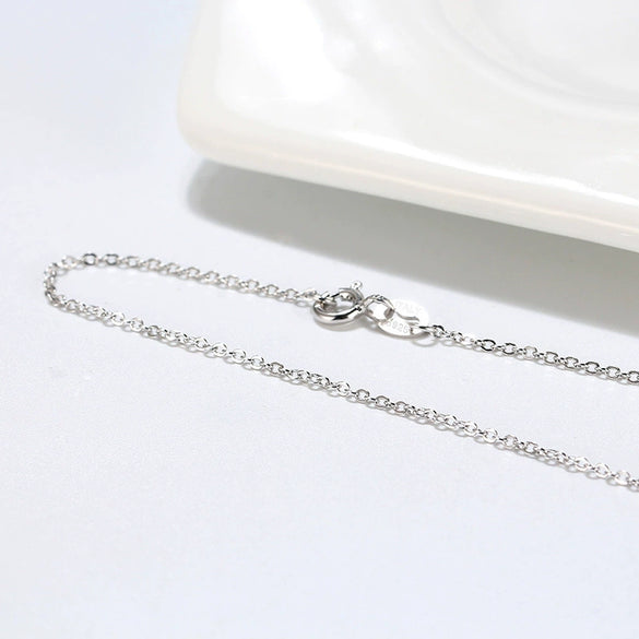 Wholesale Jewelry Sterling Silver O Chain Geometric Style Electroplated Unisex Necklace